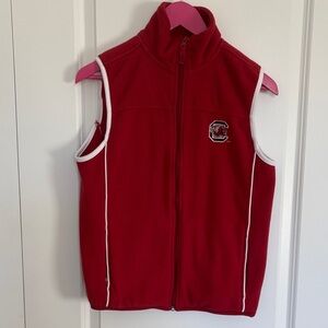 Colosseum Women's South Carolina Gamecock Fleece Vest Small